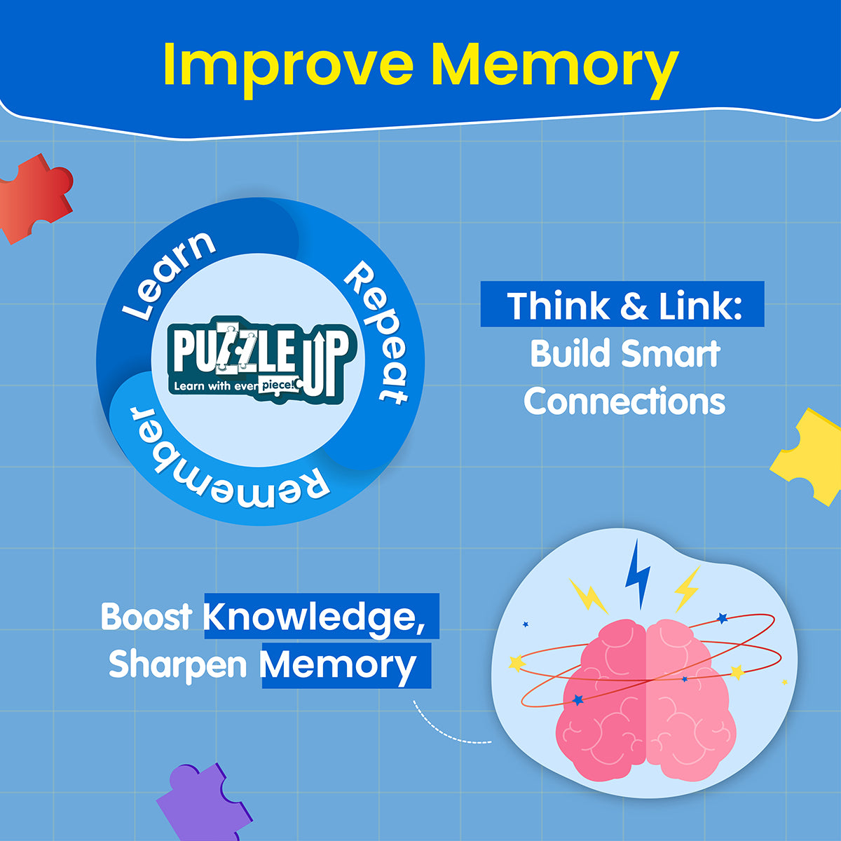 Puzzle Up - Learn Professions | 10-in-1 Entry Level Educational Puzzle (Ages 3-6 yrs)