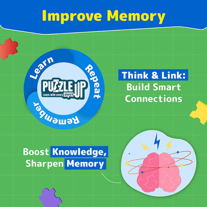 Puzzle Up - Learn Animal Babies | 10-in-1 Entry Level Educational Puzzle (Ages 3-6 yrs)