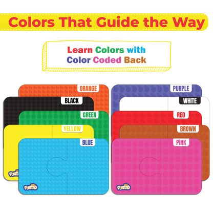 My Starter Puzzle - Fruits | 2-Piece Educational Jigsaw Puzzle, Set of 20 (Ages 2-4 yrs)