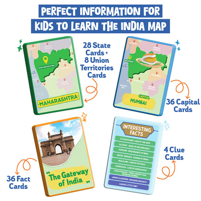 Roll N Seek Puzzle - India Map